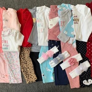 SOLD 💵— 50+ item lot - 9 month baby girl clothes